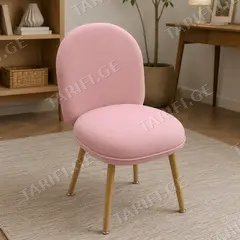 სკამი 50x60x87cm TIFFANY PINK