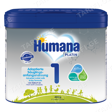 ჰუმანა პლატინი 1 MP მაი ფექი 400გ 8360 Humana Platinum 1 MP Mai Feki 400g 8360