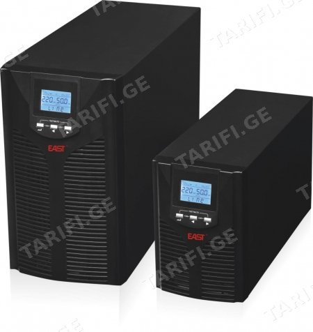 უწყვეტი კვების წყარო – EA901H – 1KVA/900W, 36V/6A, Tower, LCD, SNMP slot, RS-232, On-line (აკუმულატორის გარეშე)