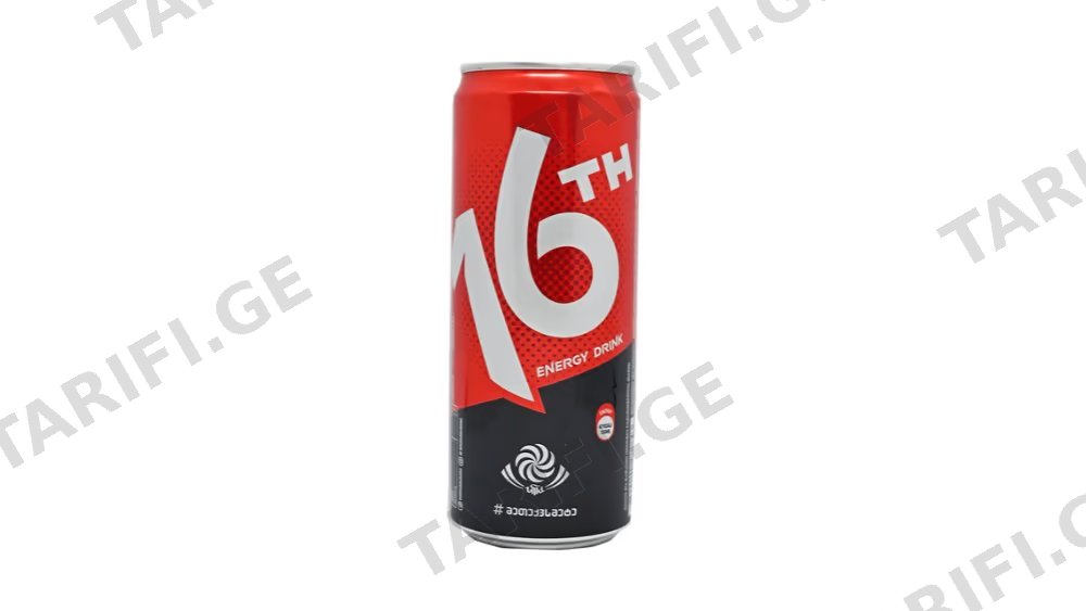 16TH ენერგეტიკული სასმელი 330მლ