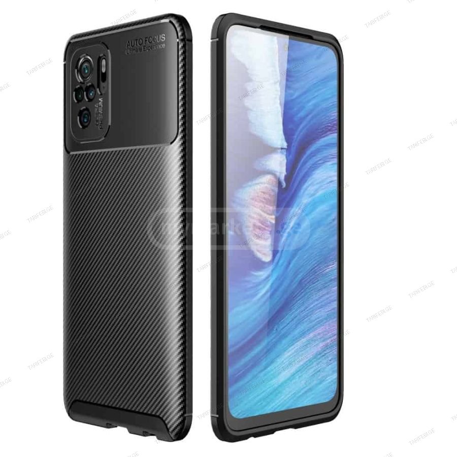 კარბონის ქეისი Xiaomi Poco M5s Focus Carbon Case - შავი