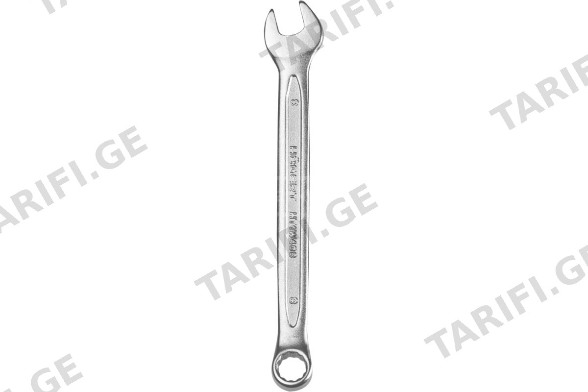HT1W408-1 ქანჩგასაღები ორმხრივი Combination spanner, CrV ste