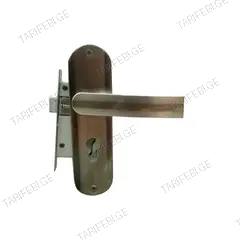 კომპლექტი სახელური და საკეტი BT Group T685 T101 70 მმ. ვერცხლისფერი