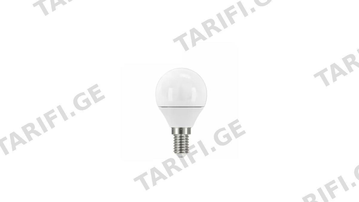 LINUS LED ნათურა ბურთი -6W E14 3000K
