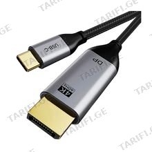 CABLETIME CT-C160-PU31-CMDP2-S1 USB TYPE C to DisPlay Port Cable4K/60Hz
