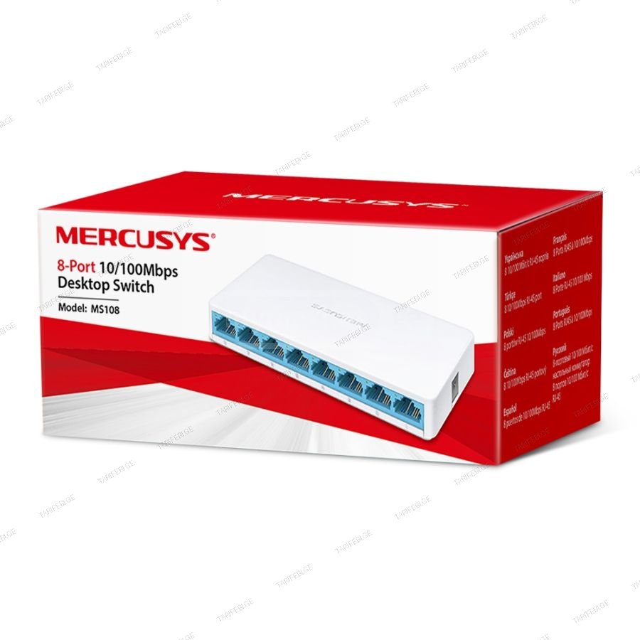 Mercusys 8-Port 10/100Mbps Desktop Switch