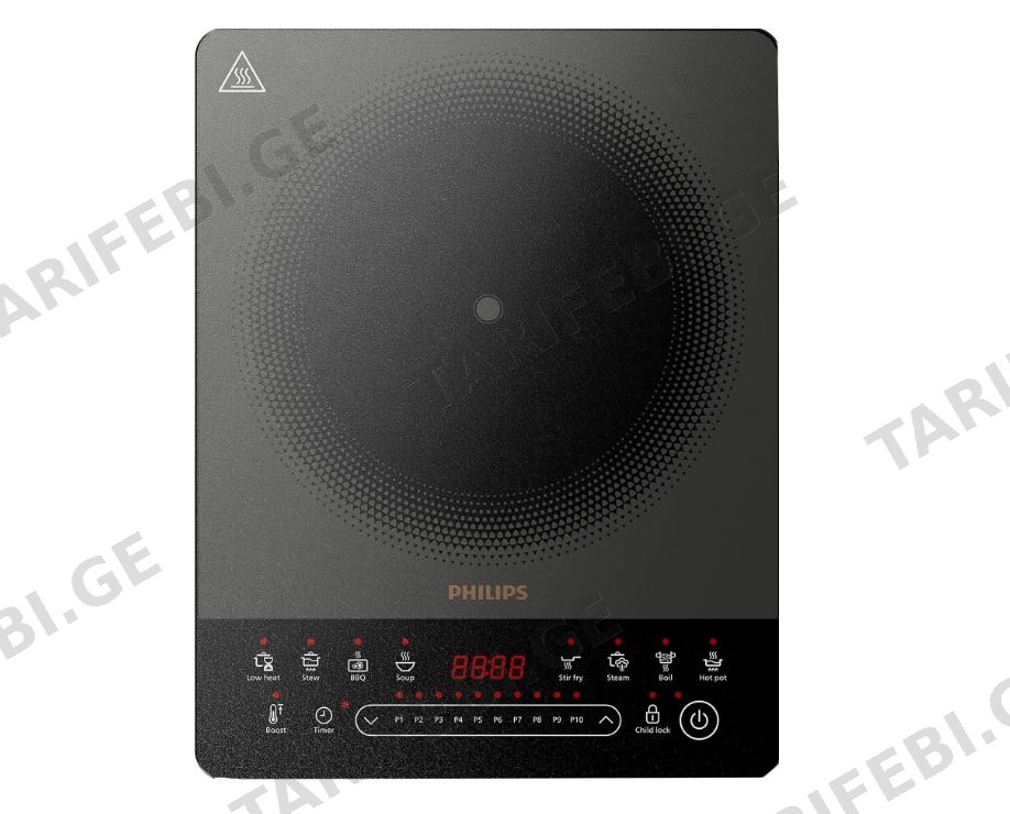 მაგიდაზე დასადგმელი ზედაპირი Philips HD5850/90 1 ელექტრო ქურა