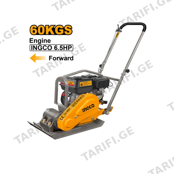 გრუნტის სატკეპნი დანადგარი 10.5 kN INGCO (GCP060-2)