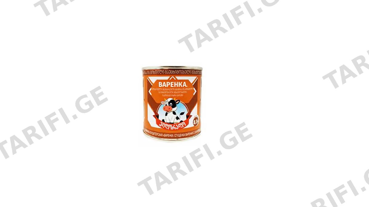 ელდორადო შესქელებული რძე მოხარშული 8.5% რძის შემცველი 370გრ