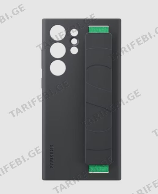 ქეისი Samsung S23 Ultra Silicone Grip Cover Black EF-GS918TBEGRU