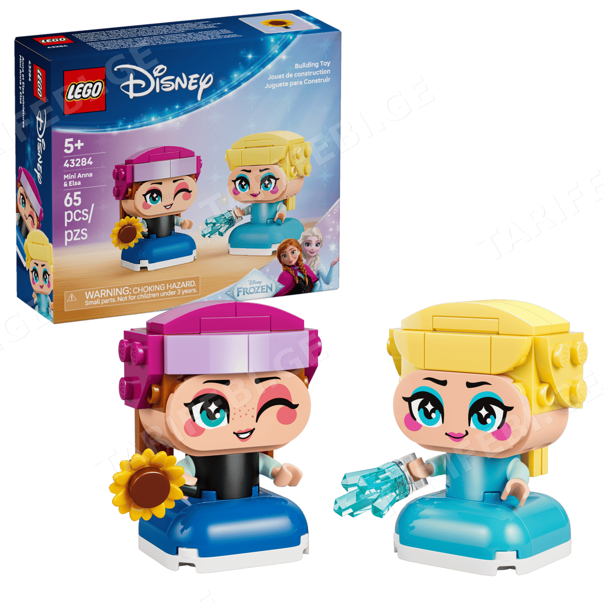 ასაწყობი კონსტრუქცია MINI ANNA & ELSA 43284 | DISNEY