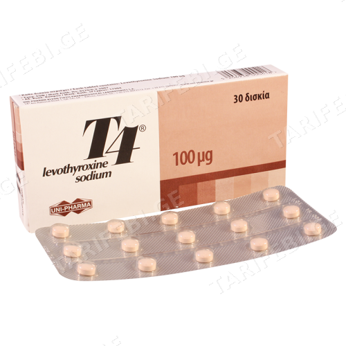 ტ4 (T4) ტაბლეტი 100მკგ #30
