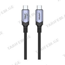 UNITEK C14110GY 240W USB-C to USB-C კაბელი 2მ