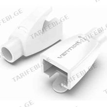 VENTION IODW0-50 RJ45 Strain Relief Boots White PVC Type 50 Pack ქსელის კაბელის დამცავი
