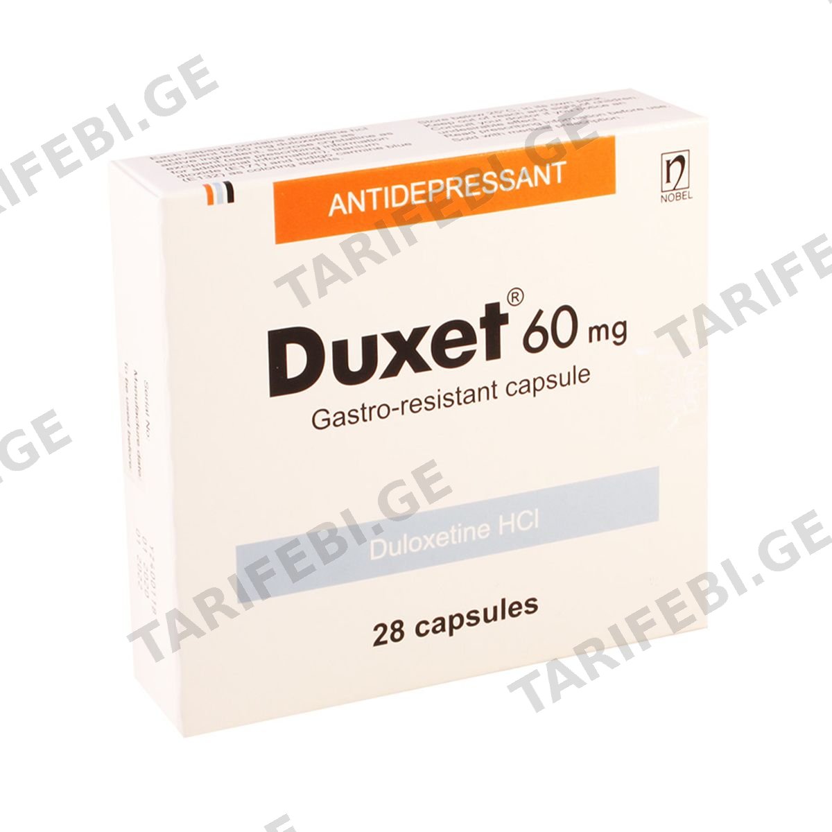 Duxet - დუქსეტი 60მგ 28 კაფსულა