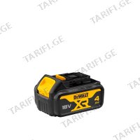 (18V/4000mAh) აკუმულატორი DeWALT DCB182