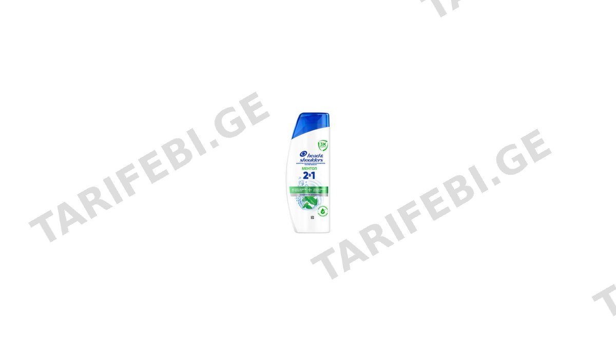 ჰედ ენდ შოლდერს შამპუნი მენთოლით 2 IN 1 200მლ