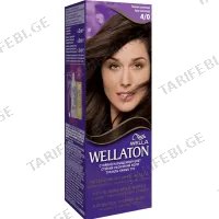 თმის საღებავი WELLATON 4/0 MITTELBRAUN