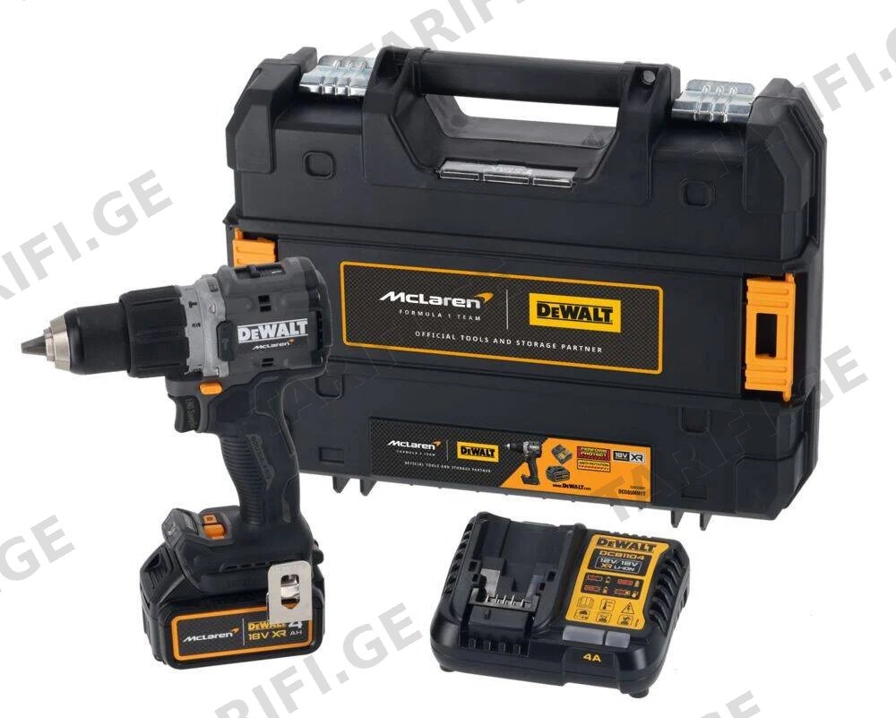 სჭვალსახრახნი DeWalt BL McL.xDCD85MM1T-QW 18 V 1x4.0 Ah 90 hm