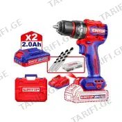 ხრახნდამჭერი EMTOP Li-Ion 20ვ, 1 ელ. 2 ah, 55NM ECIDL20558