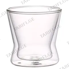 ჭიქა ორმაგი მინის Ronig 2 ც 200 მლ