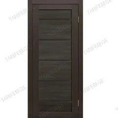 კარის ბლოკი Fly Doors PVC LA STELLA 206 მუხა მოკო 36x800x2150 მმ შუშა შავი