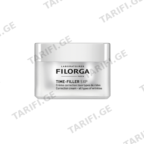 ფილორგა - TIME FILLER 5XP სახის კრემი მაკორექტირებელი ყველა ტიპის ნაოჭსაწინააღმდეგო ნორმ/მშრალი კანის 50მლ