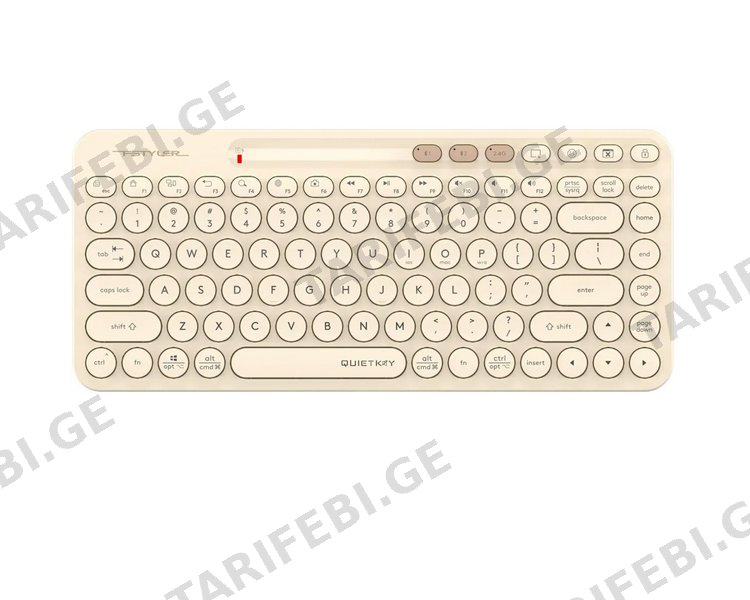 კლავიატურა A4Tech Fstyler FBK36C AS Bluetooth & 2.4G Keyboard Cafe Latte