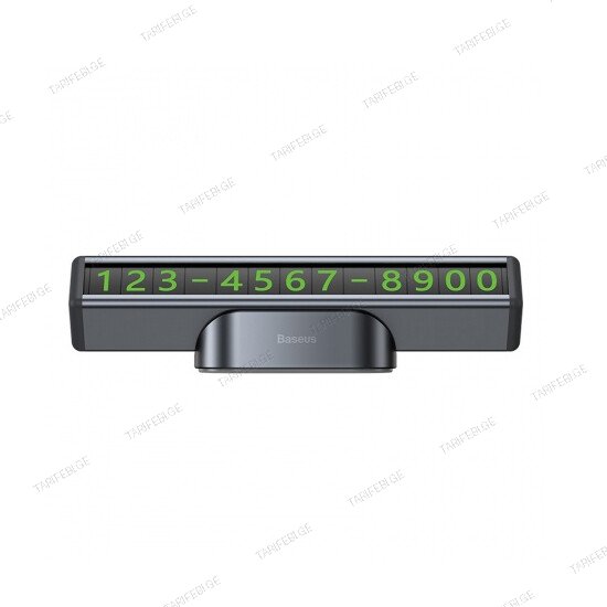 Baseus Square Bar Temporary Parking Number Plate CNFT000001