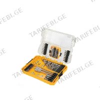 (55ც) თავაკების და ბურღების ნაკრები DeWALT DT70757