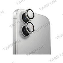 Glass Pro+ Eagle Eye Camera Pro For Apple iphone 16/16 plus Silver კამერის დამცავი
