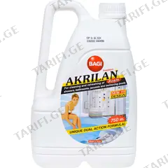 საწმენდი საშუალება Bagi Akrilan 3 ლ