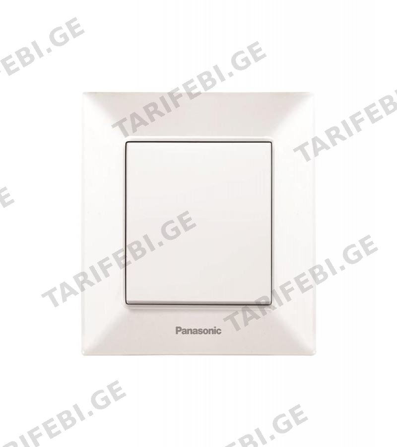 გადამრთველი PANASONIC ARKEDIA SLIM 1-ნი თეთრი პერმუტატორი