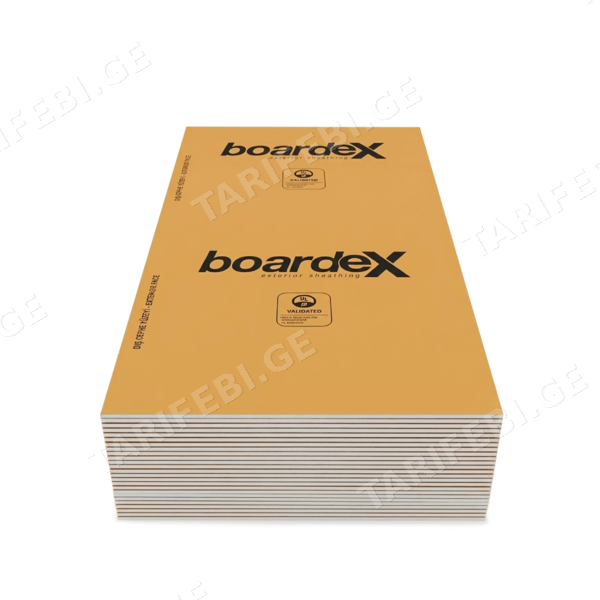 ფასადის ფილა 12.5X1200X2400 მმ BOARDEX