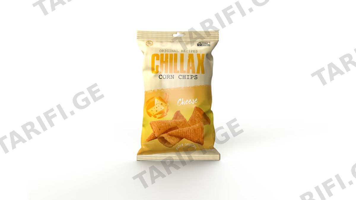 CHILLAX სიმინდის ჩიფსი ყველი 60გრ * 24