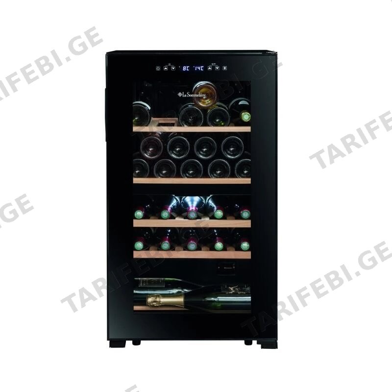 ღვინის მაცივარი  La Sommelière  SLS32DZBLACK