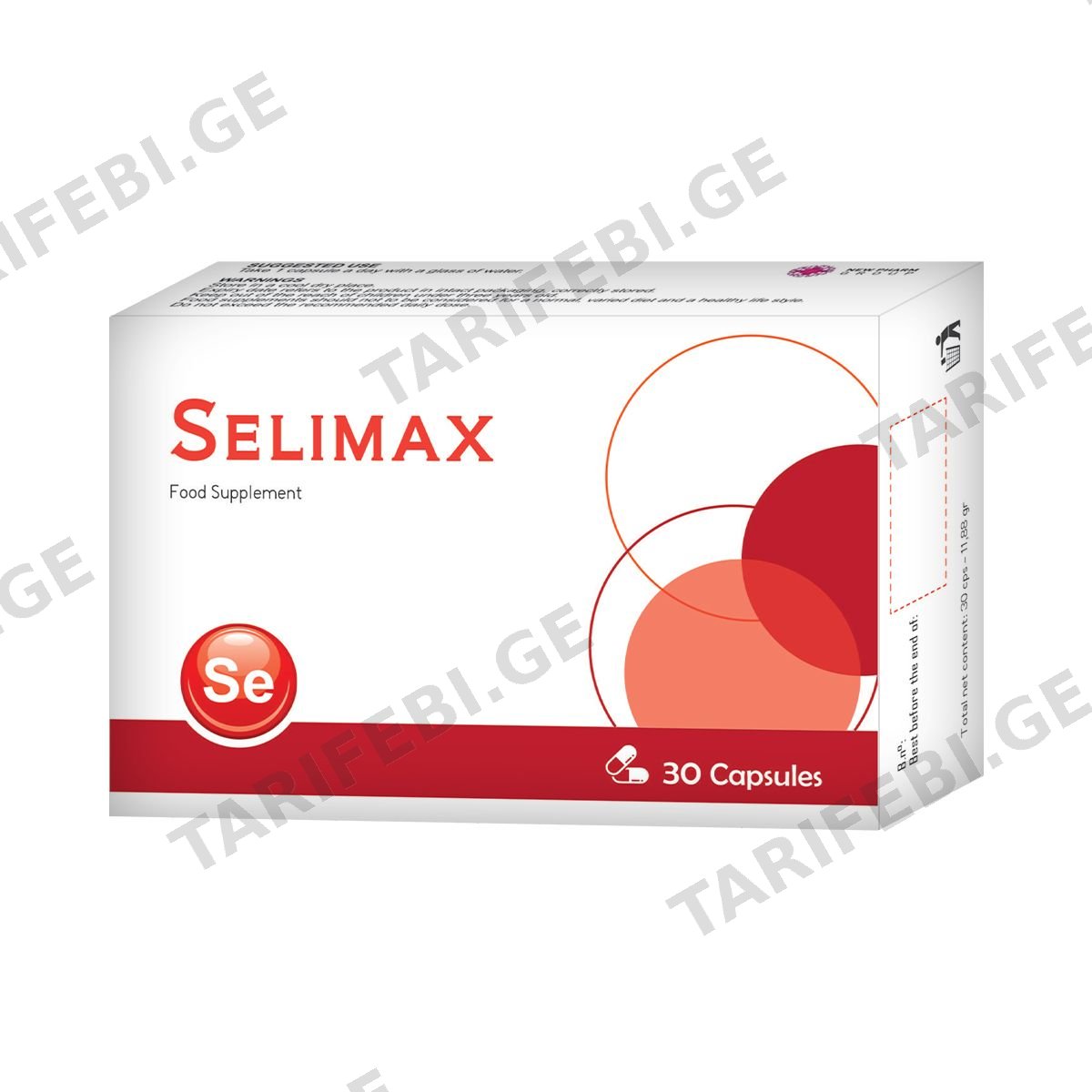 სელიმაქსი - Selimax 30 კაფსულა