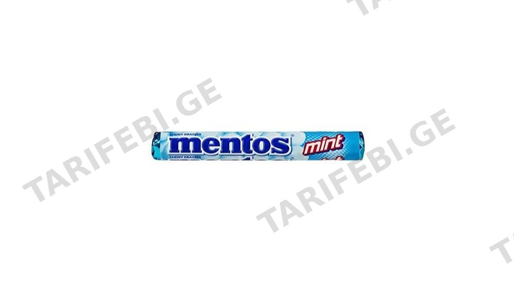 Mentos საღეჭი დრაჟე პიტნა 37გრ