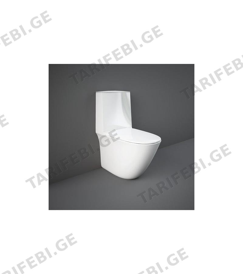 უნიტაზი ავზით Sensation 62სმ თეთრი, მექან, სახურ. SENWC1146AWHA RAK CERAMICS