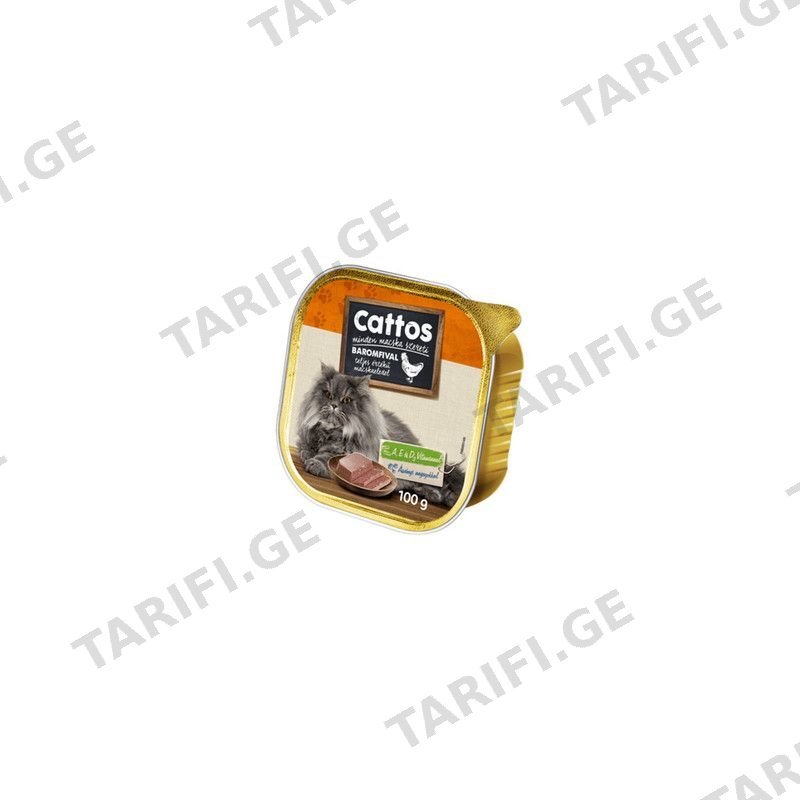 CATTOS პაშტეტი ფრინველის 100გრ