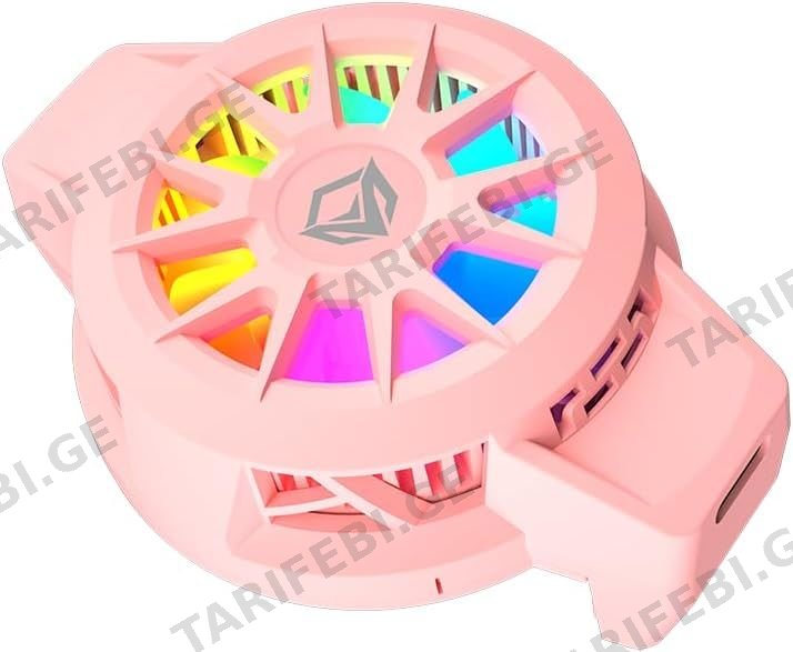მობილურის ქულერი MeeTion CP100 TypeC Wired Mobile Cooler Pink