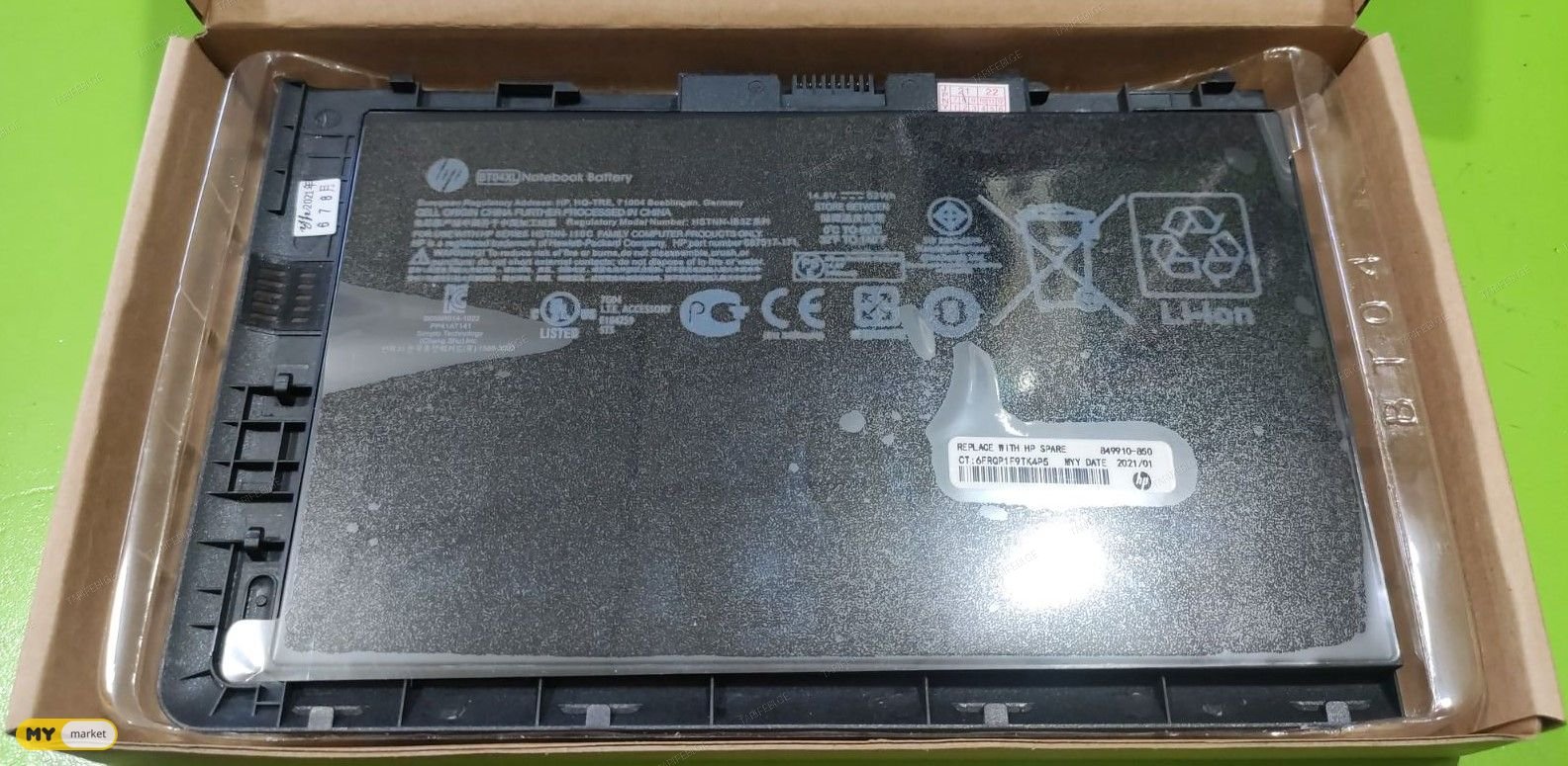 HP Folio BT04 9470m 9480m BA06XL BA06 BT04XL battery