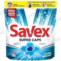 სარეცხი კაფსულები Savex 15ც Caps 2in1 Arctic (6)