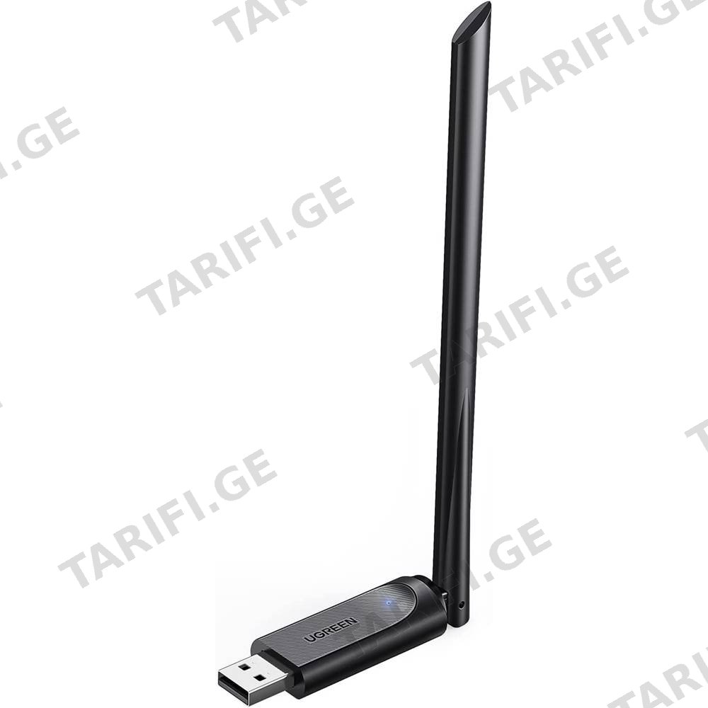 Wi-Fi ადაპტერი UGREEN CM496 (90339), Wifi Adapter, Black