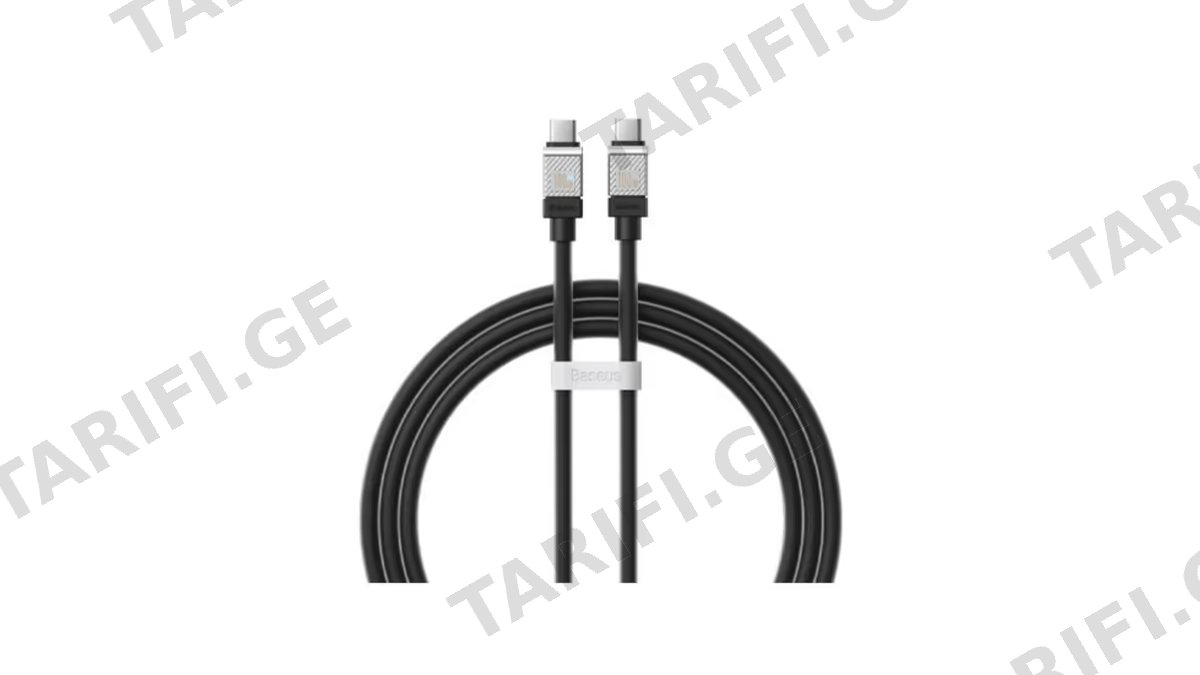 Baseus CoolPlay Series Fast Charging Cable Type-C to Type-C 100W 1m CAKW000201