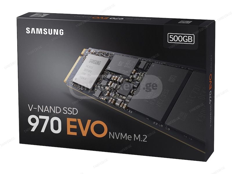 SSD Samsung ვინჩესტერი M2 NVME 970 EVO