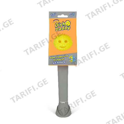 Scrub daddy ჭურჭლის სახეხი ღრუბელი სითხის ავზით