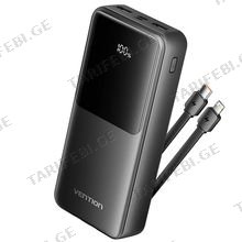 VENTION FHPB0 (Micro-USB,USB-C,USB-A,USB-A) 22.5W უსადენო დამტენი 20000mAh