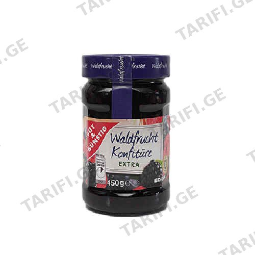 ჯემი ველური კენკრის /G&G/ 450გრ