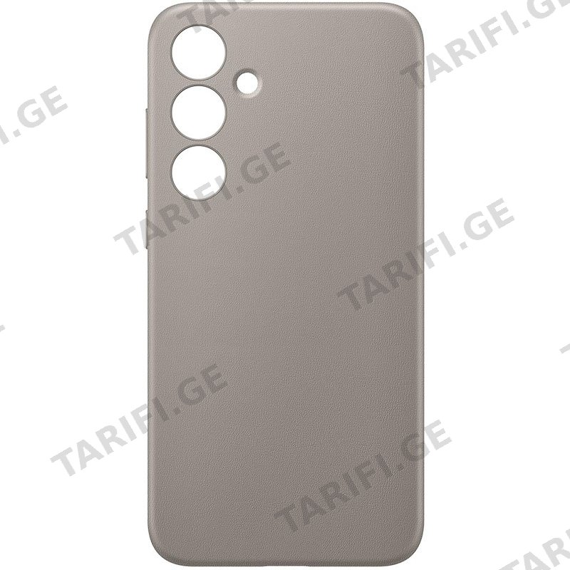 მობილური ტელეფონის ქეისი SAMSUNG GALAXY S24+ VEGAN LEATHER CASE TAUPE (GP-FPS926HCAAW)